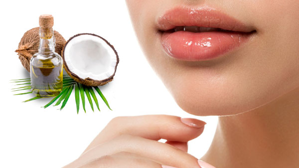 Dầu dừa có tác dụng dưỡng ẩm cho làn môi luôn căng mịn