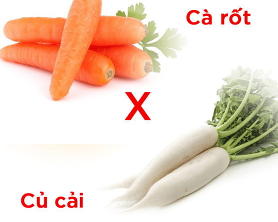 Cà rốt kỵ củ cải, sẽ làm giảm chất dinh dưỡng trong món ăn