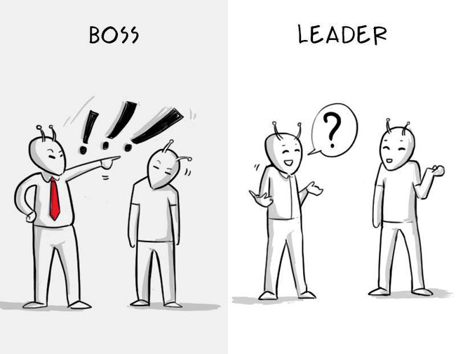 người lãnh đạo tốt khác gì một ông chủ