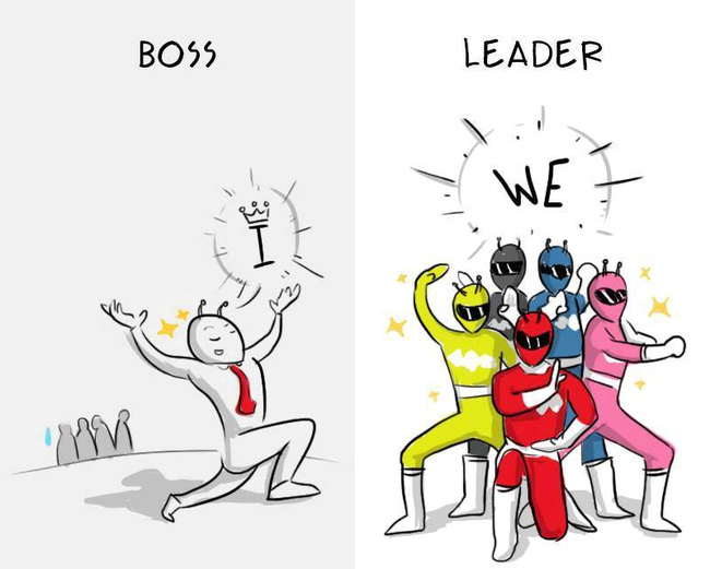 sự khác biệt giữa lãnh đạo và ông chủ